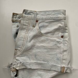 Levi's Light Blue Jean Shorts